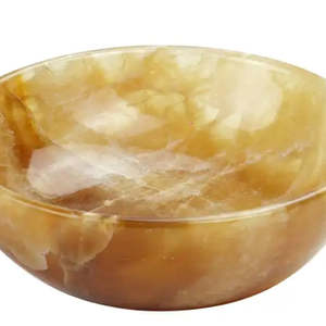 Bol classique en marbre onyx naturel multicolore poli, tendance, luxe, emballage personnalisé, décoration élégante pour la maison, prix de gros - Product Image 4