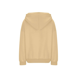 เสื้อสเวตเตอร์มีฮู้ดสีทึบสำหรับผู้หญิงพร้อมกระเป๋าซิปเสื้อสวมหัวผ้าฝ้ายลำลองสำหรับฤดูใบไม้ร่วง - Product Image 2