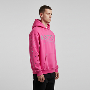 Sweat-shirt à capuche oversize 100 % coton délavé, style vintage streetwear, épais, unisexe, vierge, en promotion - Product Image 4