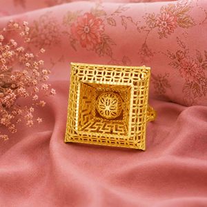 Anillo de Dedo Chapado en Oro de 14K, 18K, 24K al por Mayor, Anillo de Dedo Tradicional, Anillo de Dedo de Moda Relleno de Oro, Joyería de Oro - Product Image 2