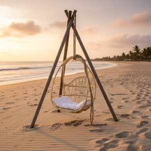 Luxury Rattan Double Hanging <b>Chair</b> Natural Color Eco-friendly Sustainable Durable From Direct Manufacturer Made In Vietnam - Product Image 1