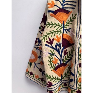 Veste indienne 100% coton, faite à la main, courte, unisexe, avec broderie ouzbèke, veste de soirée, veste pour femme - Product Image 5