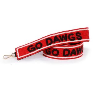 Correas de Repuesto Personalizadas GO DAWGS para Bolsos de Estadio, Correas Anchas con Cuentas para Bolsos Cruzados, Especiales para el Día del Partido - Product Image 1