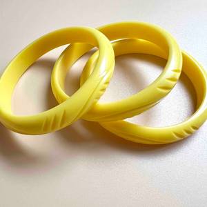 Molde Redondo de Resina Amarilla, Forma Circular, Suministros para Manualidades, para Hacer Joyas - Product Image 2