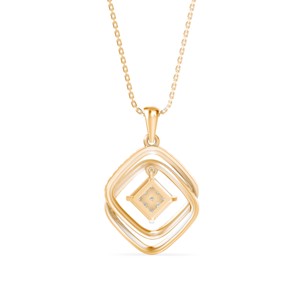 Collar con Colgante de Moissanita de Doble Halo en Plata de Ley 925 - Product Image 6