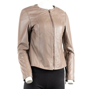 Chaqueta de Cuero Moderna para Mujer, Chaqueta Corta Ajustada de Primera Calidad, Chaqueta de Motera a la Moda, Ropa de Abrigo de Invierno para Mujer - Product Image 1