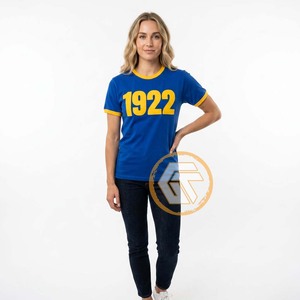 เสื้อยืดชมรมหญิง GREEK TREASURES Sigma Gamma Rho ผ้าโพลีเอสเตอร์/คอตตอนเจอร์ซีย์ ปักโลโก้ ป้องกันรังสียูวีบางส่วน ขายส่ง - Product Image 3