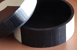 Luxury Handmade Round Resin and Wooden Jewelry <b>Box</b> Decorative Trinket Storage <b>Box</b> Custom Keepsake Organizer for Ring <b>Earring</b> <b>Box</b> - Product Image 6