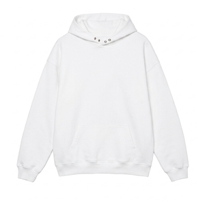 เสื้อฮู้ดดี้พรีเมียมแบบเปล่า ยูนิเซ็กส์ แขนยาว มีกระเป๋าจิงโจ้ สำหรับสกรีนโลโก้ - Product Image 1