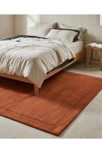 Artisan Hand Tufted Anti-Slip Wool Rug with Geometric Pattern Thick Pile for Designer Homes Boutique Hotels Wholesale Available - Product Image 3