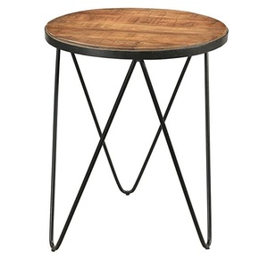 Fresh Arrival <b>Round</b> Metal End <b>Table</b> Modern Nightstand Weather Resistant <b>Side</b> <b>Table</b> for Small Spaces Living Room Bedroom - Product Image 1