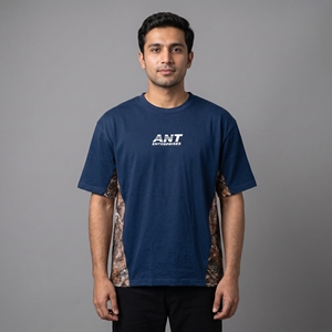 <b>Men</b> Oversized Drop Shoulder T-<b>Shirt</b> <b>Black</b> Realtree Camo Side Panels Streetwear Hunting Outdoor Cotton <b>Short</b> <b>Sleeve</b> Crew Neck Tee - Product Image 6