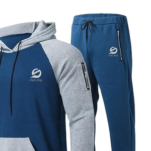 Conjunto Deportivo de Poliéster para Hombre de Alta Calidad, para Entrenamiento y Jogging, con Logotipo Personalizado, Diseño Sólido, 100% Poliéster, para Invierno - Product Image 3