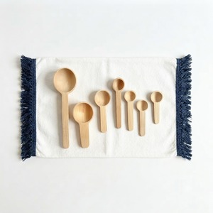 Ensemble de cuillères à mesurer en bois pour café, thé, épices, écologiques, non toxiques, lavables au lave-vaisselle, design minimaliste, accessoires de cuisine - Product Image 6
