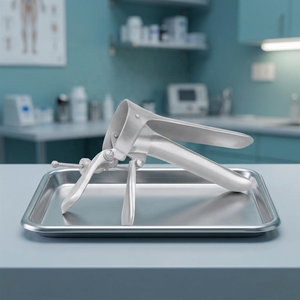 Spéculum vaginal manuel en acier inoxydable, instrument chirurgical gynécologique, classe II, certifié CE - Product Image 2