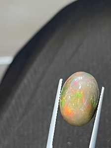 Natural Fire <b>Opal</b> Gemstones Orange Red Loose Stones For Jewelry Making <b>Rings</b> Pendants Earrings High Quality Play Of Color - Product Image 5