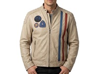 Veste en cuir véritable Arc Raiders, cosplay de jeu de science-fiction, veste de motard