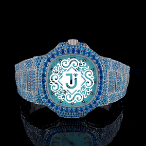 นาฬิกาเพชรสีโรสโกลด์แบบกำหนดเอง ผลิตในอินเดีย สำหรับของขวัญ โปรโมชั่น และขายส่ง มีราคาสำหรับการส่งออก - Product Image 1