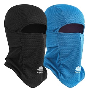 Black and Blue Breathable Balaclava Sun protection for Face and Neck Windproof Adjustable Unisex Hood for Ski Cycling Outdoor - Product Image 1