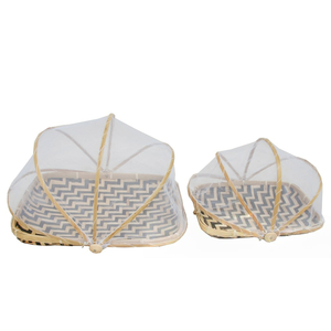 Couverture alimentaire en bambou pliable, protection contre les insectes pour comptoir de cuisine - Product Image 3