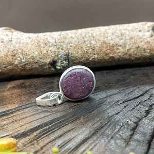 จี้พลอยทับทิมรูปดาวธรรมชาติทำเอง925เครื่องประดับเงินสเตอร์ลิงเครื่องประดับขายส่งสำหรับเด็กอินเดีย - Product Image 2