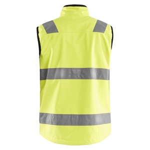 Chaleco de Seguridad de Alta Visibilidad Clase 2, Impermeable, Reflectante, Amarillo, con Múltiples Bolsillos y Cierre de Cremallera - Product Image 3