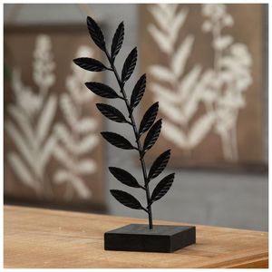Decorative Metal <b>Table</b> Decor <b>Centrepiece</b> With Elegant Floral Inspired Design For Home <b>Table</b> Display Decoration - Product Image 1