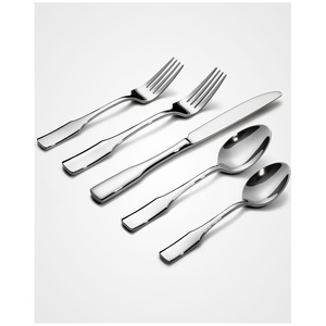 Élégante assiette de service à dessert en acier inoxydable avec finition miroir pour la décoration de table de mariage et la restauration fine - Product Image 2