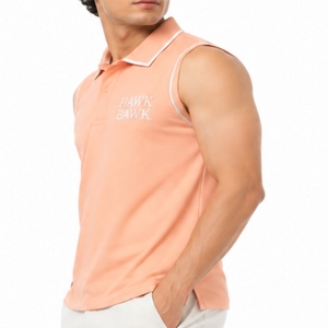 Camiseta Polo sin Mangas para Hombre, de Secado Rápido, Ajuste Atlético, Cómoda para el Verano, Ropa Deportiva, Hecha a Medida con Tela Premium - Product Image 3