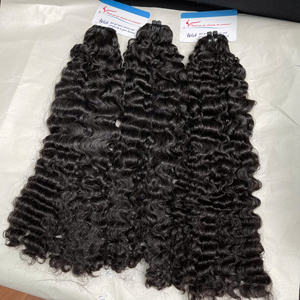 Extensions de Cheveux Humains Vietnamiens en Gros, Tissage Bouclé Noir Birman, Cheveux Remy - Product Image 1