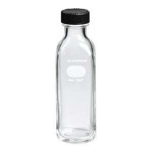 Botella de vidrio PYREX de 160 mL para dilución de leche con tapa de rosca para pruebas de laboratorio - Product Image 3