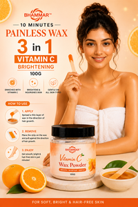 Poudre de cire à la vitamine C, granulés de cire au sucre pour l'épilation douce et lisse, pour salon et usage domestique - Product Image 4
