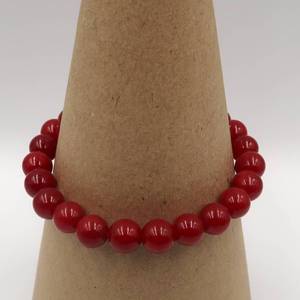 Bracelet élastique tendance fait main en résine perlée avec couleurs dégradées, charme de mode et de personnalité pour cadeaux - Product Image 2