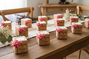 Wood Tea Light Holder <b>Set</b> Round Handmade <b>Candle</b> Holder for Home Decoration - Product Image 5