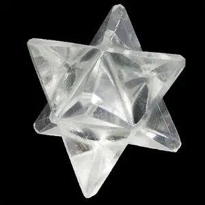 Wholesale Crystal Quartz Merkaba Stars Natural Handmade Merkaba Crystal Quartz Stars Reiki Rocks Jade Minerals Feng Shui Stars