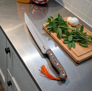 Wholesale Customized High Quality OEM/ODM Service Handmade Premium Japanese Damascus Steel Chef <b>Knife</b> Wooden Handle Dishwasher - Product Image 4