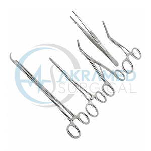 Ensemble de 5 pinces chirurgicales de haute qualité Debakey Voarse Hulka Trousseau en acier inoxydable, instruments certifiés CE - Product Image 3