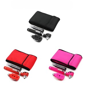 3 X Pocket Size Fiber <b>Optic</b> Mini Otoscope Set Diagnostic Examination Tools Black Earwax Removal ENT <b>Instruments</b> Otoscopy Manual - Product Image 1