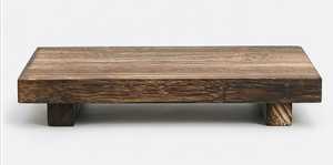 Wood Soap Tray Riser Pedestal Rectangular Wooden Soap Holder Rustic Bathroom <b>Sink</b> Organizer - Product Image 4