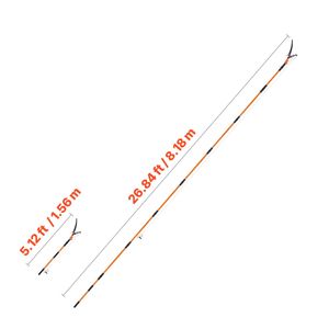 Sega per Potatura Manuale Estensibile 1,35-8,00 m con Lama Affilata in Acciaio 65Mn e Manico Leggero in Fibra di Vetro - Product Image 6