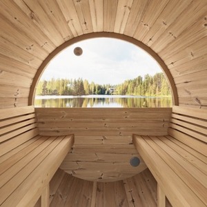 SaunaLife E6W - Sauna en forme de baril pour 3 personnes - Product Image 3
