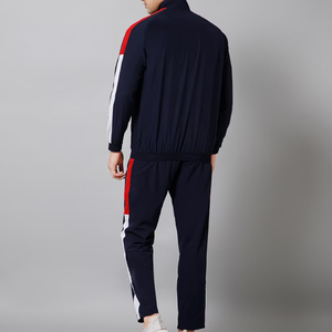 Conjunto Deportivo de Invierno para Hombre, 2 Piezas, Sudadera con Cierre y Pantalones Deportivos, Estampado Informal - Product Image 2
