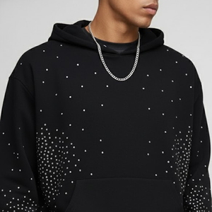 Survêtements Décontractés de Qualité Supérieure avec Strass – Vente Flash – Survêtements d'Hiver Personnalisés avec Strass pour le Streetwear - Product Image 6