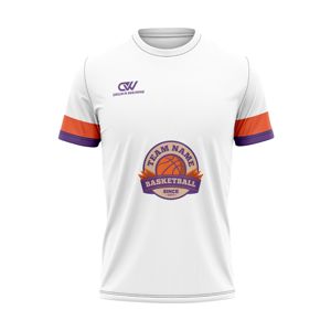 เสื้อบาสเก็ตบอลแขนสั้นทรงสลิมฟิต แห้งเร็ว ระบายอากาศได้ดี ผลิตตามสั่ง (OEM) สำหรับผู้ชาย - Product Image 1