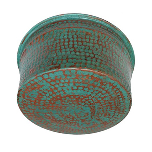 Bañera Portátil para Pedicura con Acabado Rústico Pátinado en el Exterior y Pulido en el Interior, para el Cuidado de los Pies, Ducha Spa y Relajación - Product Image 4