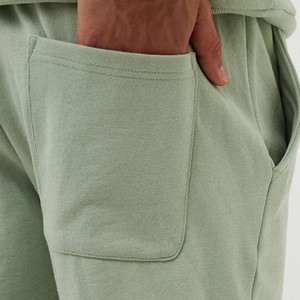 High Quality Men's Casual Bermuda Shorts 100% Bamboo Fiber Trendy Drawstring Front High Street Style Side <b>Back</b> Pocket OEM ODM - Product Image 3