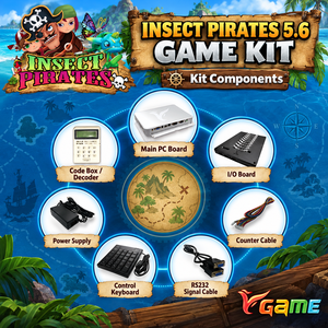 Kit de Juego Arcade Multijugador VGAME Insect Pirates con Tablero de Juego y Software para Gabinetes de 4, 6, 8 y 10 Jugadores - Product Image 2