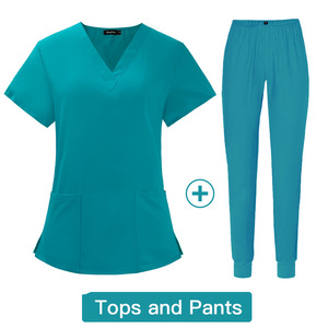 Tenues de travail médicales unisexes chaudes en polyester/spandex avec détection d'aiguilles pour usage hospitalier - Product Image 6