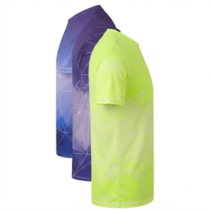 Custom Embroidered <b>Skull</b> Pattern Hip Hop Loose Fit Athletic <b>T</b>-<b>Shirt</b> Short Sleeve Breathable Polyester Moisture Wicking - Product Image 3