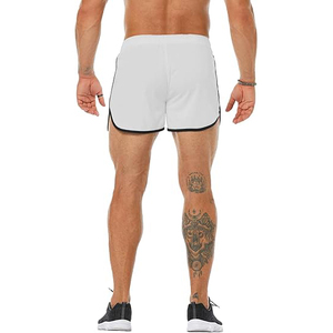 Pantalones Cortos Deportivos para Hombre, Material Limpio que Absorbe el Olor y el Sudor, Costuras Planas, Sin Dolor, Bolsillo Trasero con Cremallera - Product Image 2